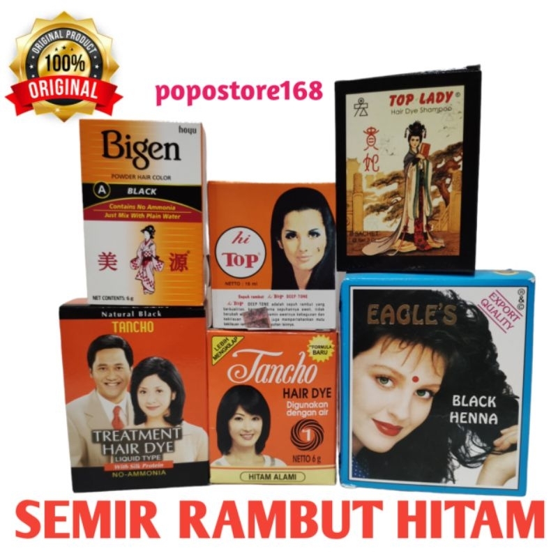 BIGEN SEMIR RAMBUT/ HITOP SEMIR RAMBUT/ TOP LADY SHAMPOO/ TANCHO SEMIR RAMBUT/ TANCHO BUBUK/ TANCHO 