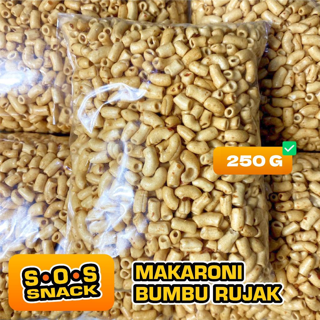 SOS - 250 Gram Makaroni Rujak Enak Renyah Gurih Terenak