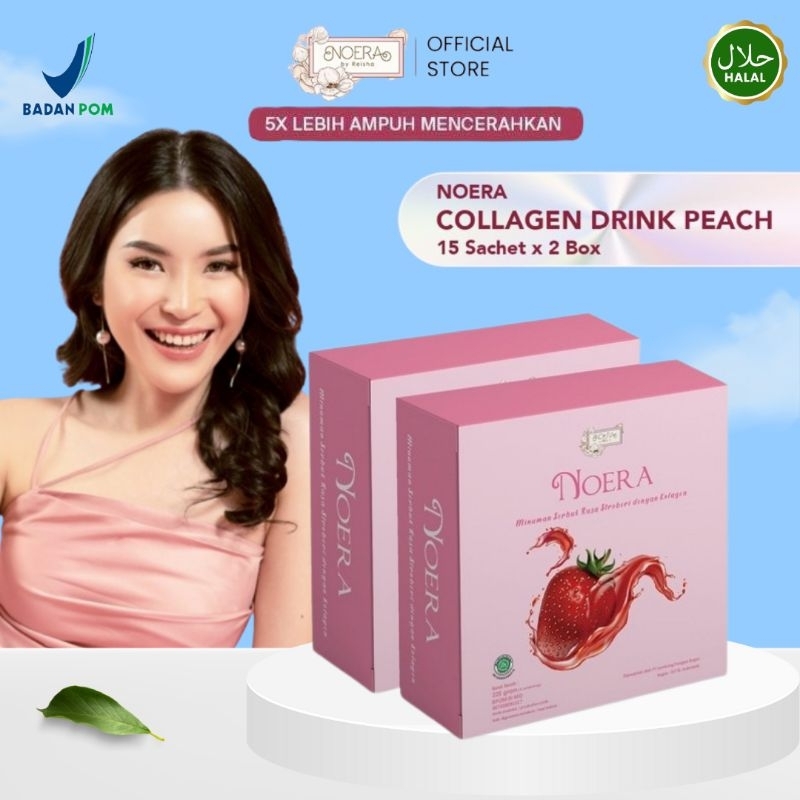 Noera Collagen DrinkMinuman Serbuk Pemutih 5 Kali Lebih Cerah Halal BPOM Original