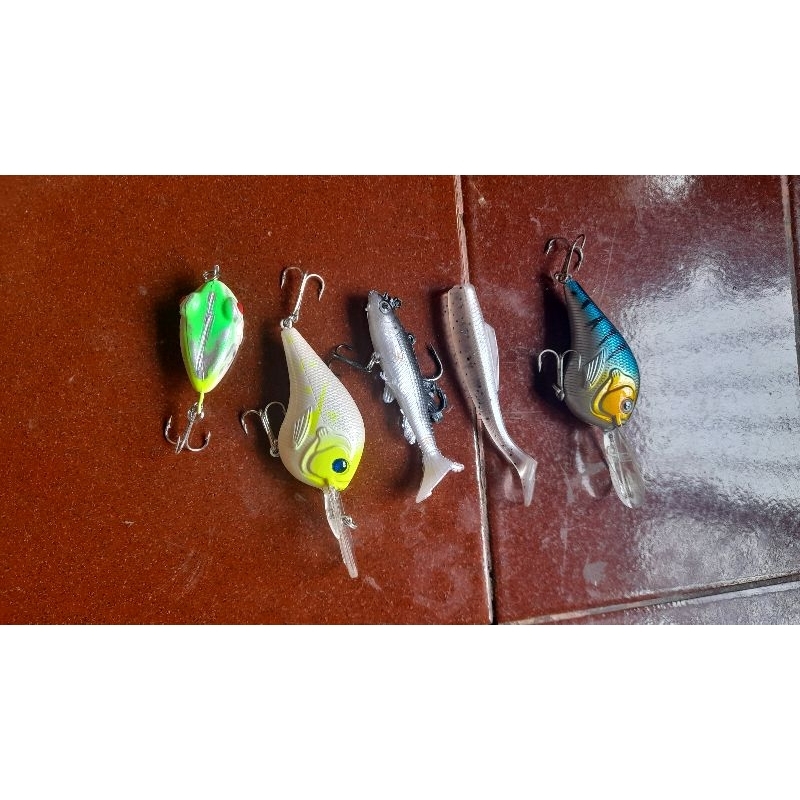 umpan mainan umpan mancing jump frog crank soft lure belanak