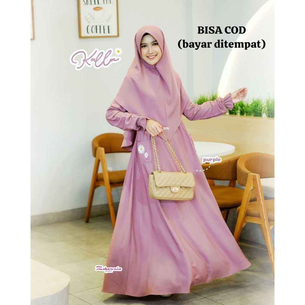 Gamis Kalla Dress Zabannia Gamis Zenorita