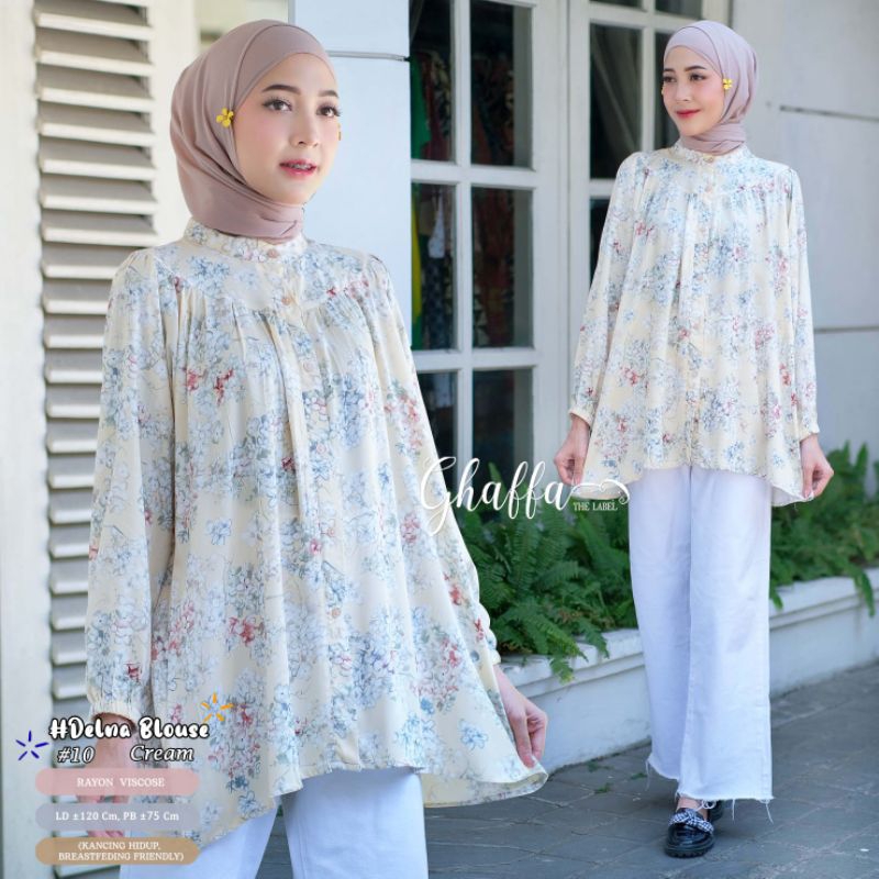 DELNA BLOUSE ORI GHAFFA THE LABEL