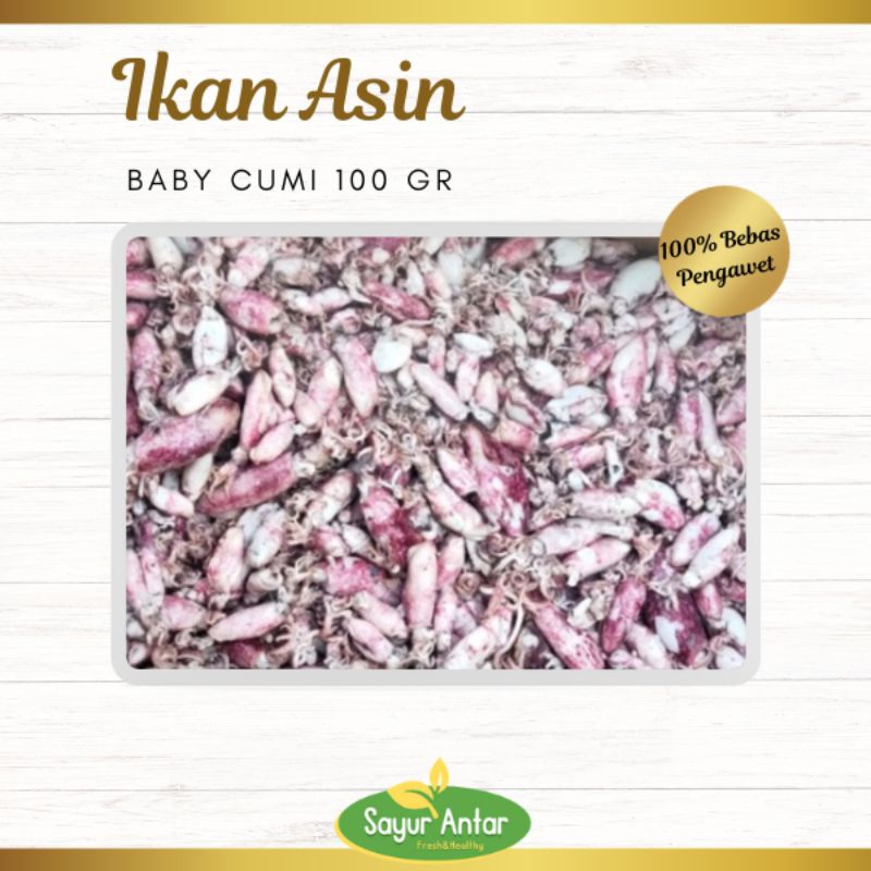 

Baby Cumi 100 gr | Sayur.Antar | Free Ongkir Bandung Cimahi