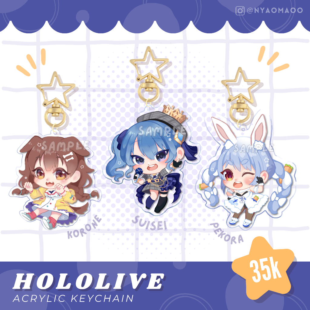 [ Hololive ] Hololive Acrylic Keychain