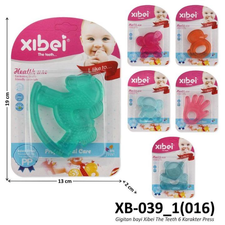 Pang Pang XIBEI Mainan Empeng Apus Gigitan Bayi BPA Free Bebas Bahan Kimia