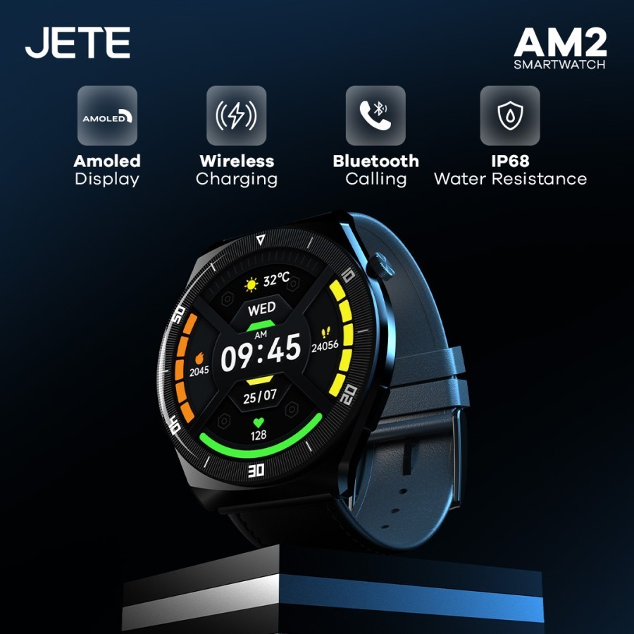 Smartwatch JETE AM2 Amoled Screen With Wireless Charging