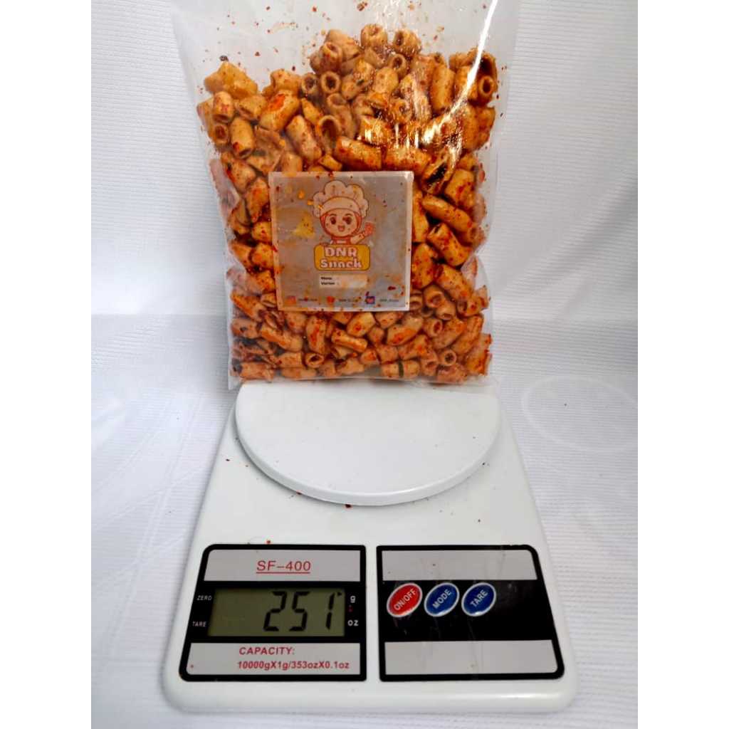 

Makaroni Bantet Pedas 250 gram / Kencur Daun Jeruk