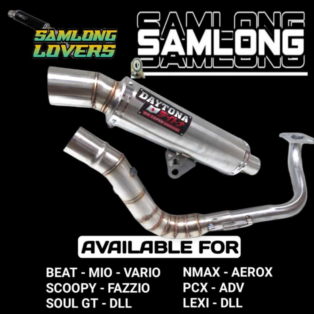 knalpot samlong daytona stainless/knalpot samlong/knalpot daytona/knalpot dayona nmax new/knalpot da