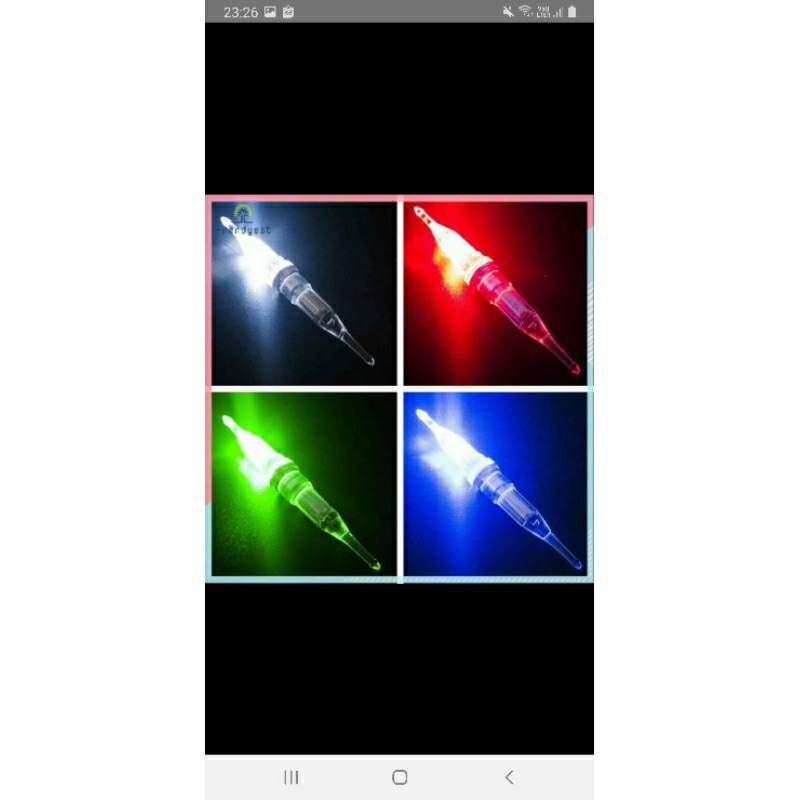 TLP senter LED RGP Lure umpan pancing cumi cumi