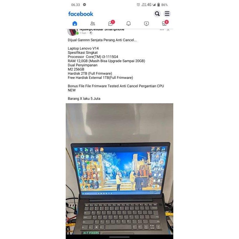 laptop Lenovo v14 5g