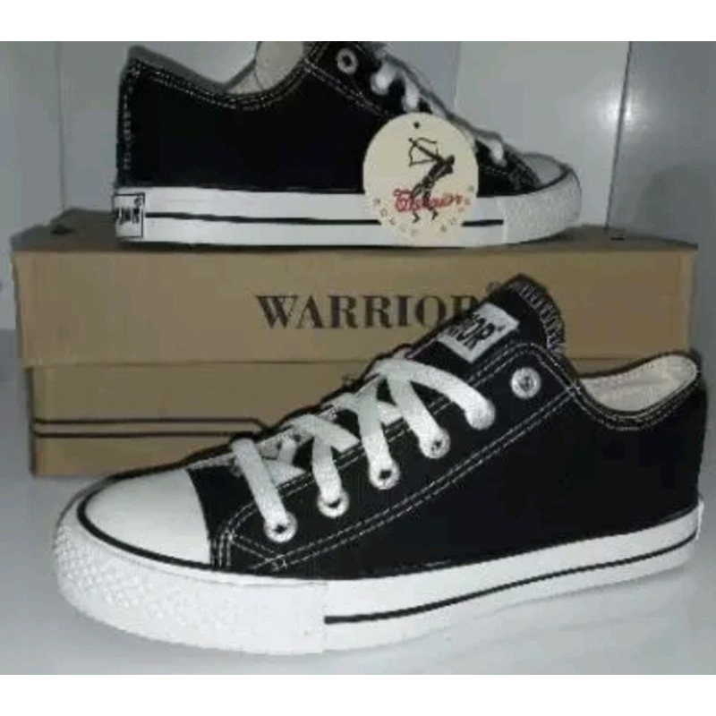 TERLARIS TERMURAH Sepatu Warrior Sparta Lc/Sepatu Warrior pendek hitam putih/Sepatu Warrior Sekolah 