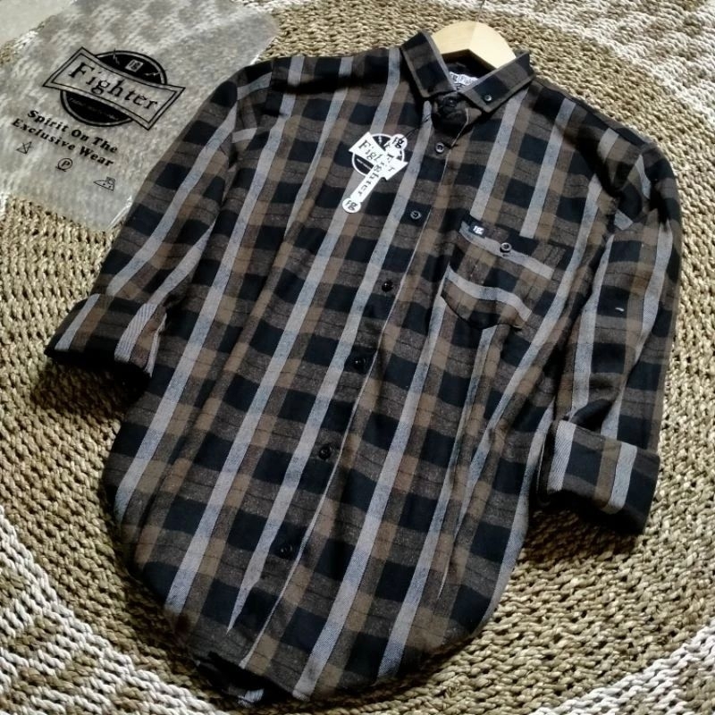 kemeja flanel pria dan wanita kemeja distro kemeja kotak kotak