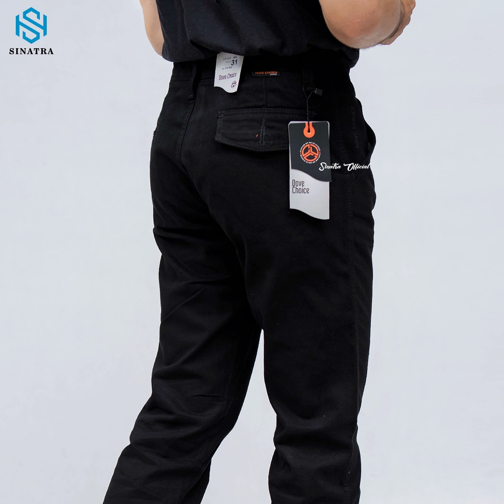 Celana Panjang Pria Jumbo Kanvas Original Dovechoice Cardinal Casual