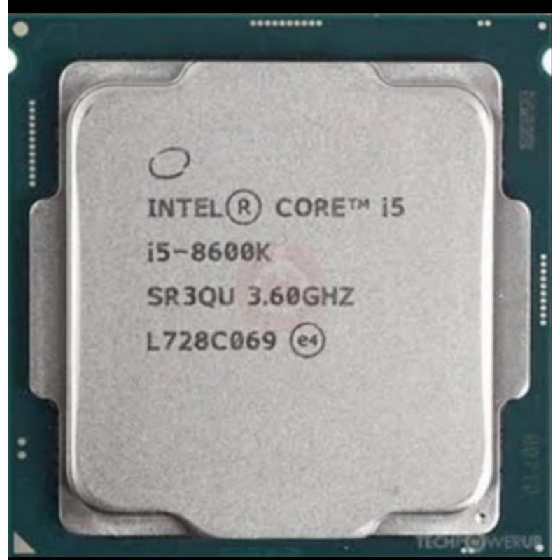 PROCESSOR INTEL CORE i5 8600k TRAY SOCKET 1151
