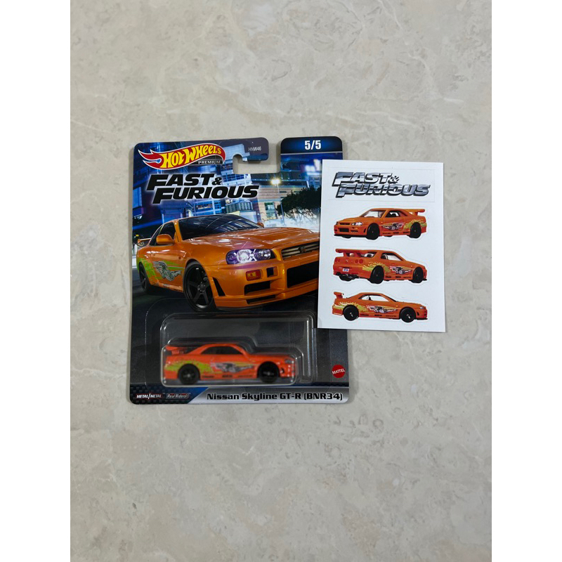hotwheels fast n furiouse nissan skyline r34