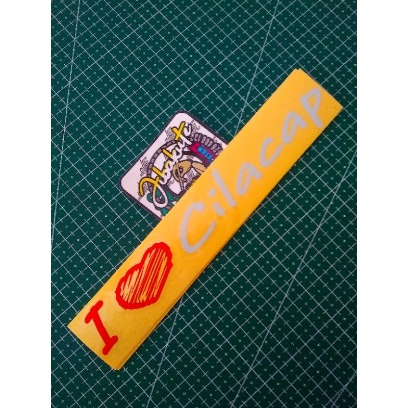 I love cilacap - stiker putih