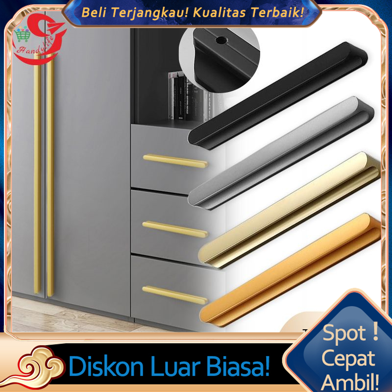 Handle Lemari Modern Extended, Handle Pintu Lemari Gagang Lemari Dapur Gagang Furniture Modern Untuk