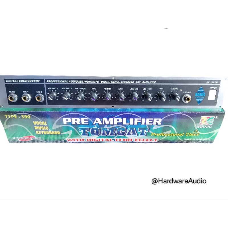 Kit pre amplifier tone control tomcat