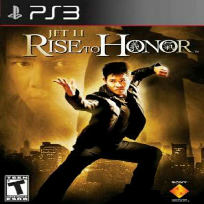 DVD Game ps2 to ps3 hen/cfw Jet Li - Rise to Honor