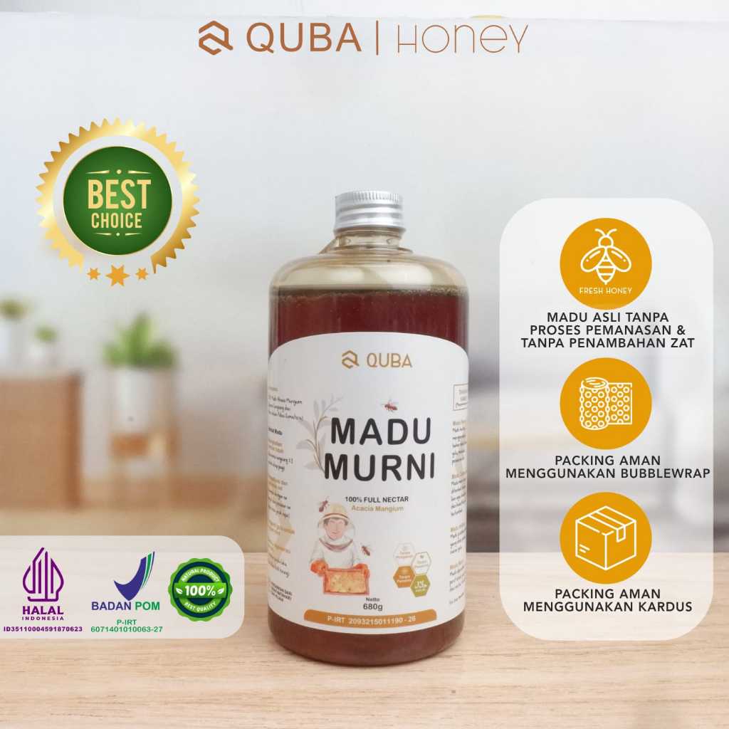 

(680g) Madu Akasia Mangium | Madu Asli Full Nectar 100%, Raw Honey