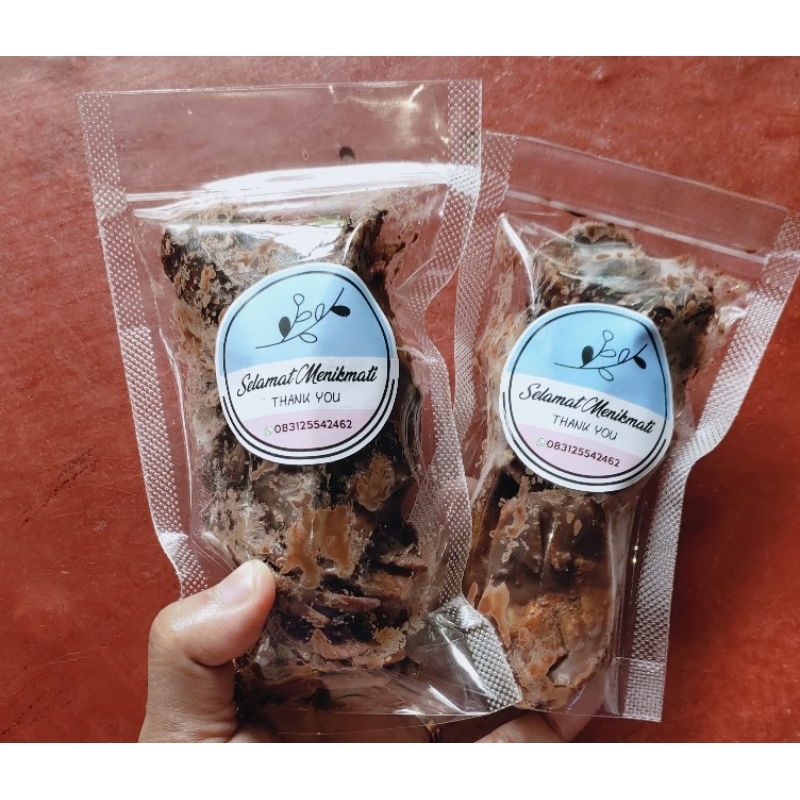 

Keripik pisang coklat lumer