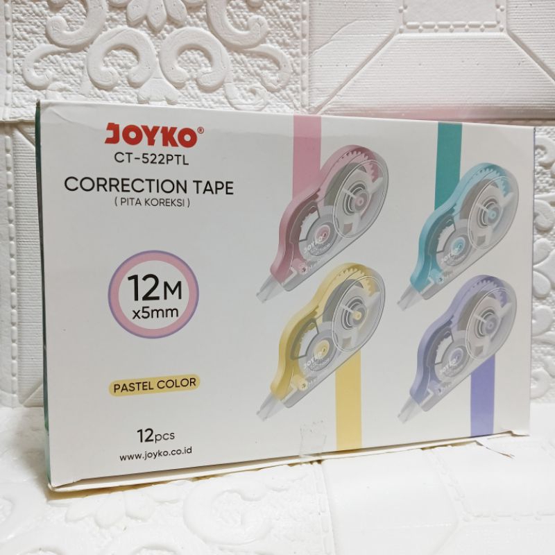 

(12 pcs) Correction Tape CT-522 Tip X Kertas 12m