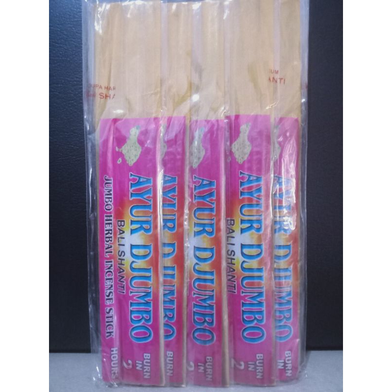 Dupa Ayur Jumbo Merk Bali Shanti Menyala 2 Jam