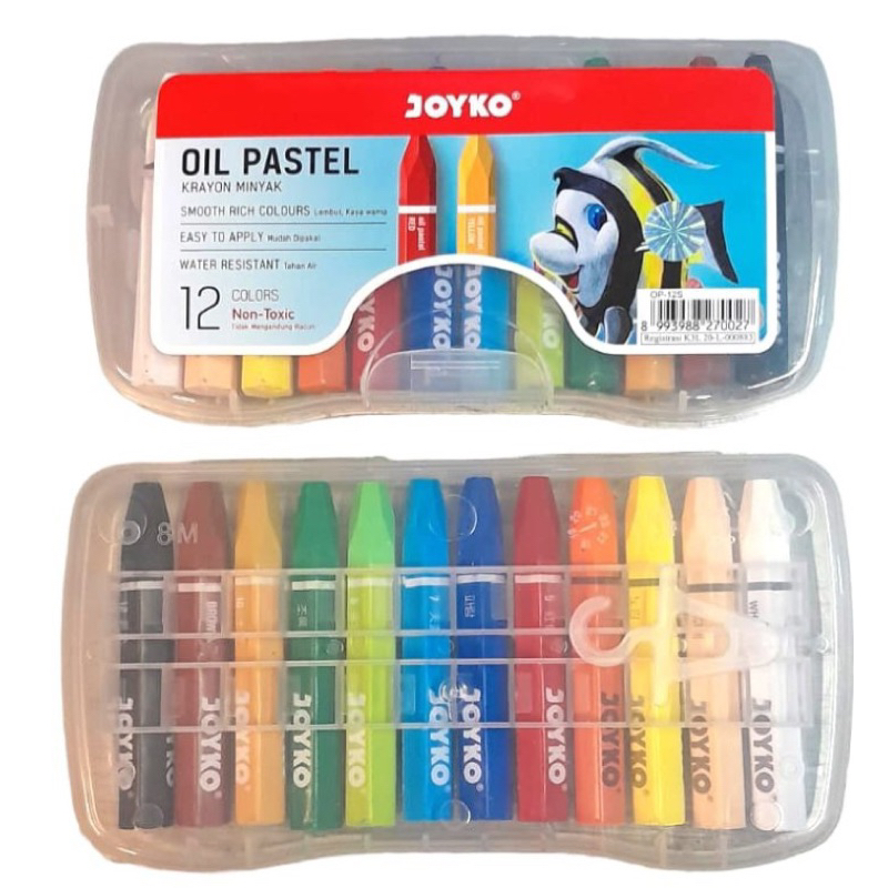 

PASTEL JOYKO 12 WARNA / crayon / pewarna