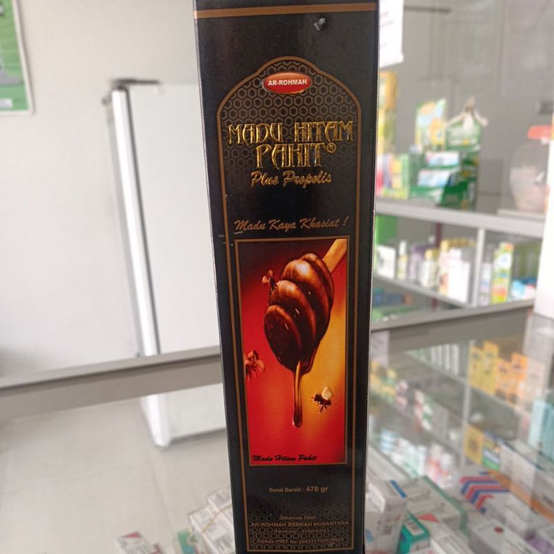

Madu Hitam Pahit Plus Propolis