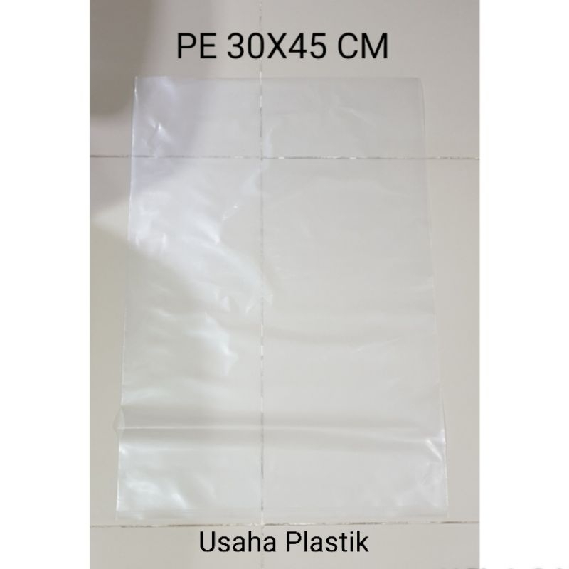 Plastik PE 30x45 cm tebal 0,8 mikron