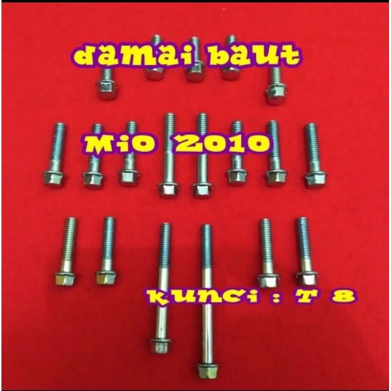 Baut Cvt Mio Sporty Bak Cvt Mio Set kunci T8