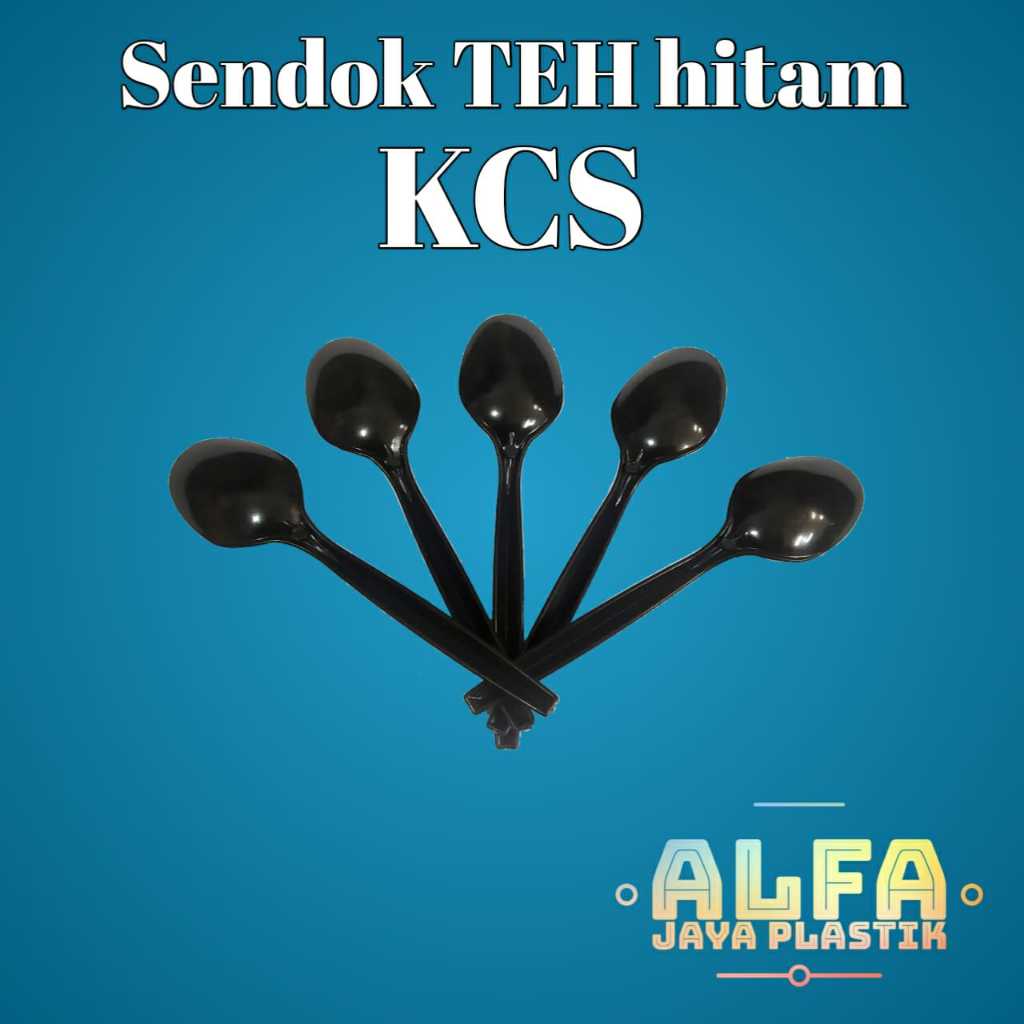 Sendok TEH hitam / sendok hitam / KCS