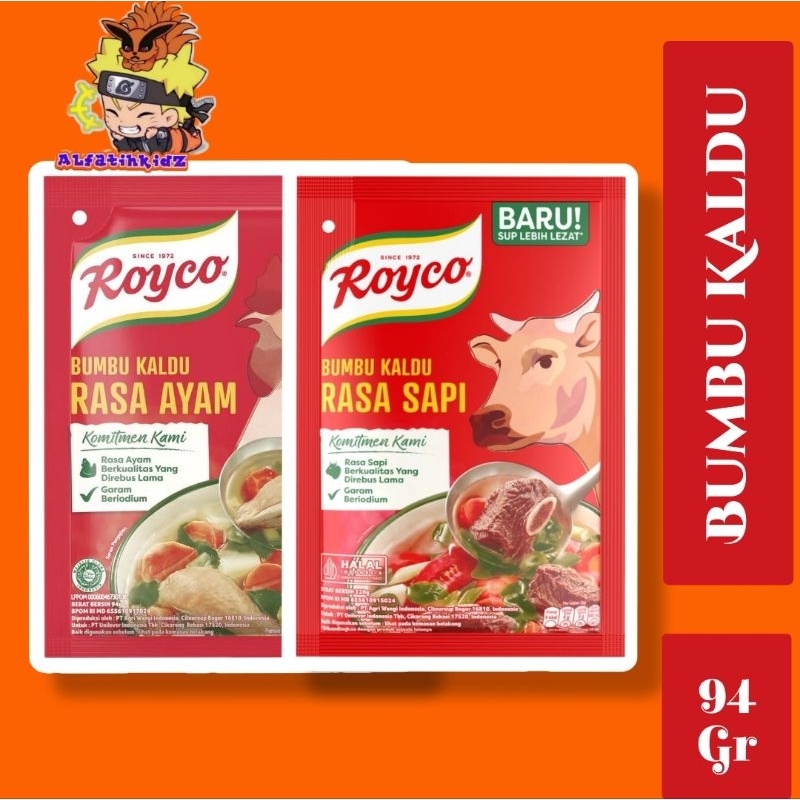 

Royco Kaldu Rasa Ayam/Sapi 94gr - Kemasan Baru