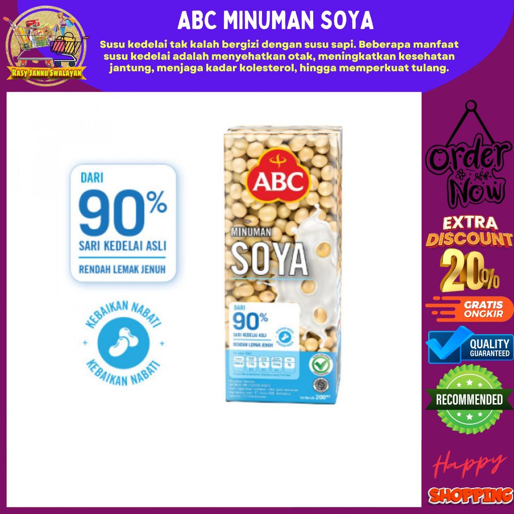 

ABC Minuman Sari Kedelai 200ml