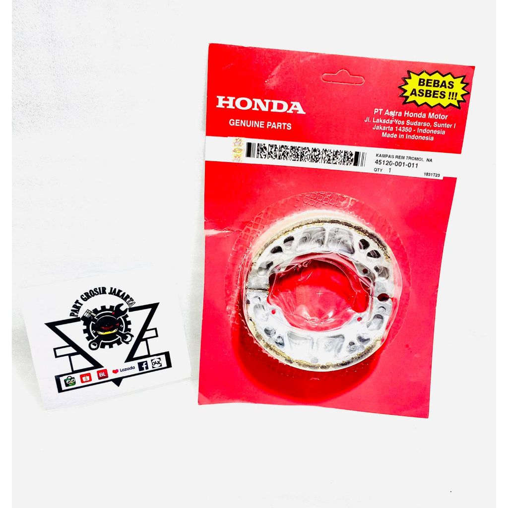 KAMPAS REM TROMOL BELAKANG GRAND SUPRA X FIT LAMA PRIMA STAR WIN LEGENDA REVO BLADE LAMA 45120 001 0