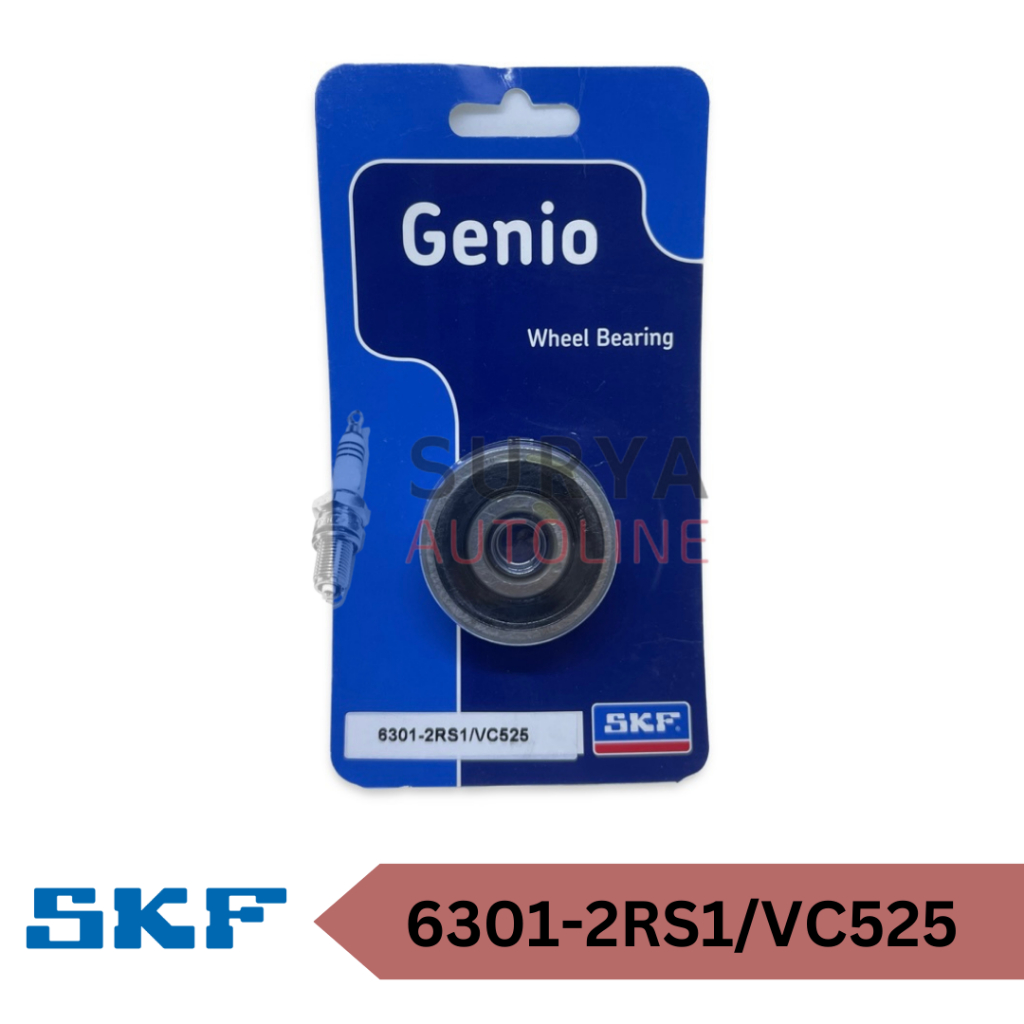 BEARING SKF RODA DEPAN MOTOR HONDA - 6301-2RS1/VC525