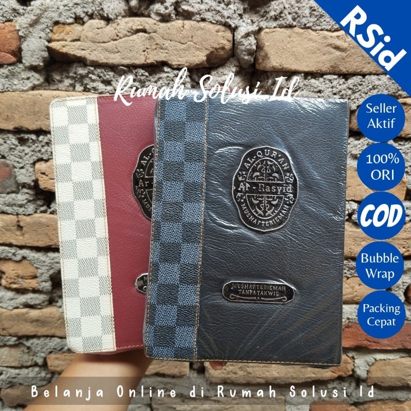 Alquran Terjemahan - Alquran Ar Rasyid Terjemahan Resleting A5 Sedang