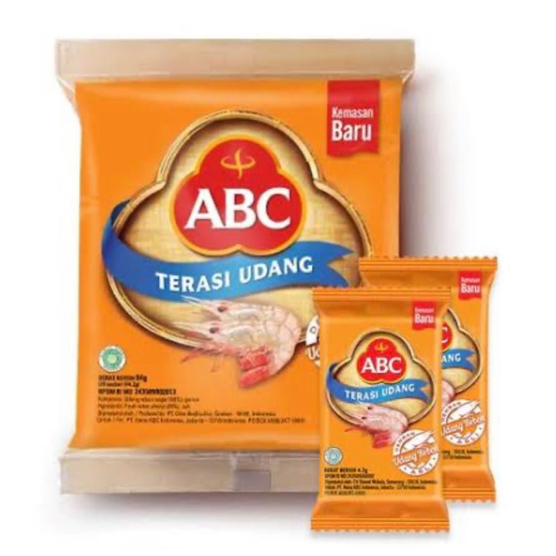 

Terasi Udang ABC 20 Sachet @4.2 Gr