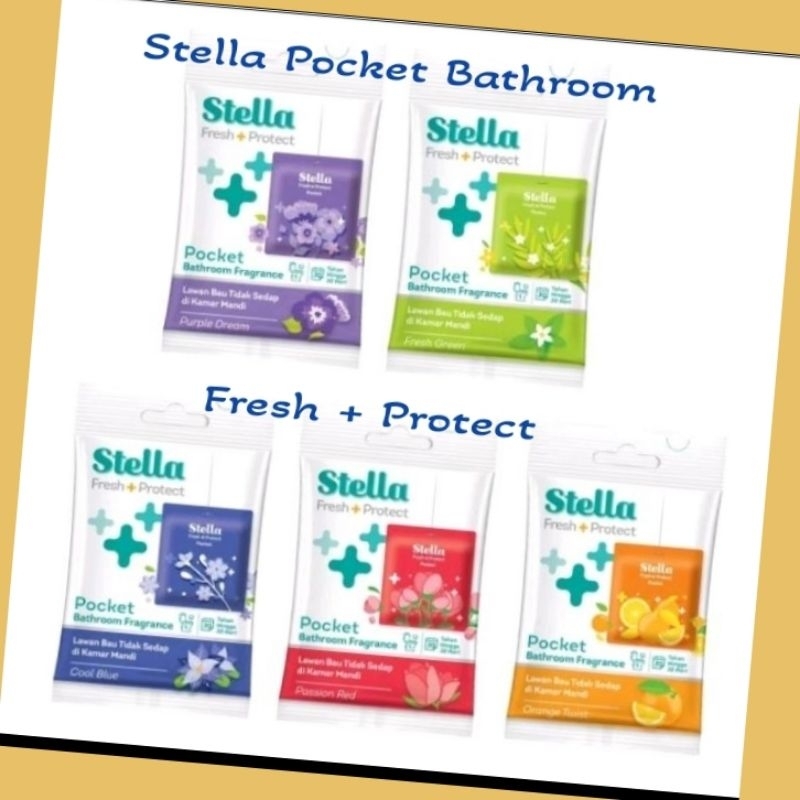 Stella Fresh + Protect - Air Freshener Stella Bathroom - Air Freshener Stella Pocket - Pengharum Kam