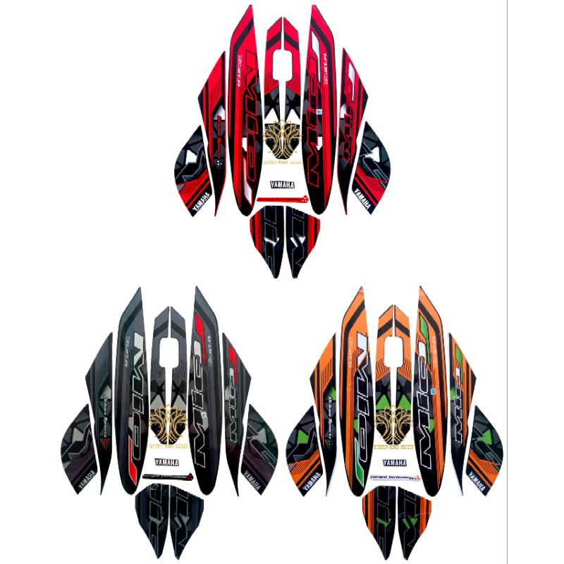 Stiker Striping Lis Les Motor Yamaha Mio J 2014 Standar