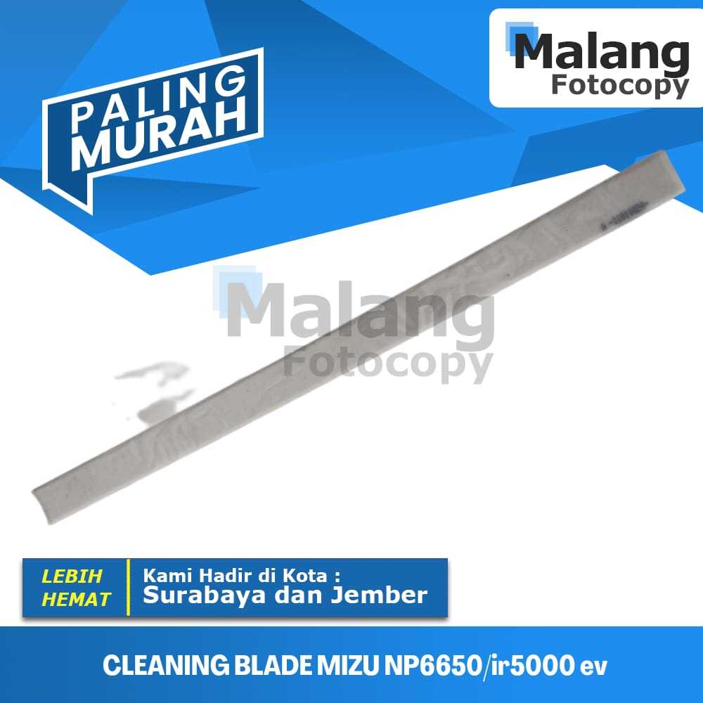 CLEANING BLADE MIZU NP6650/ir5000 ev - Kode Part : CB NP6650 KL
