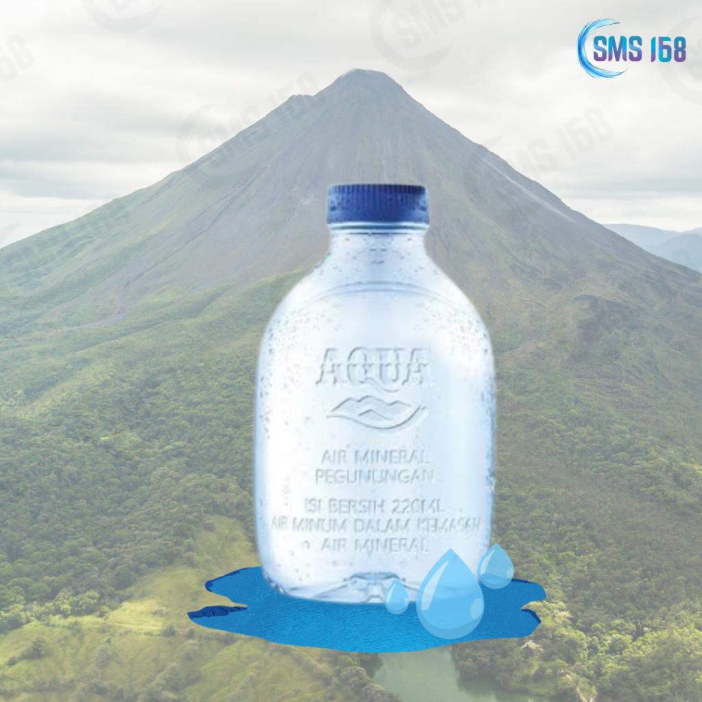 AQUA Botol Cube Mini 220ML Kemasan Baru 1 Dus Isi 24 ( LIMITED EDITION ) Untuk Souvenir