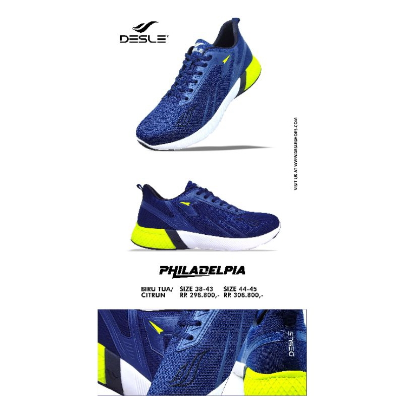 SNEAKERS DESLE SHOES ORIGINAL PHILADELPIA