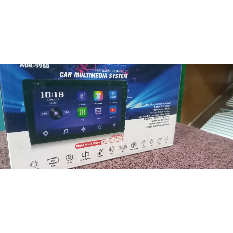 head unit android orca layar 9inch