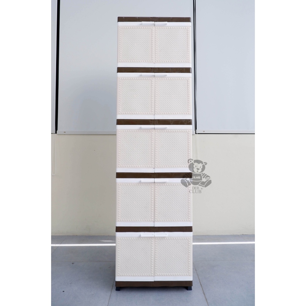LEMARI PLASTIK  RAK CLUB MINI 5 SUSUN /  LEMARI PLASTIK 5 SUSUN CLUB MURAH