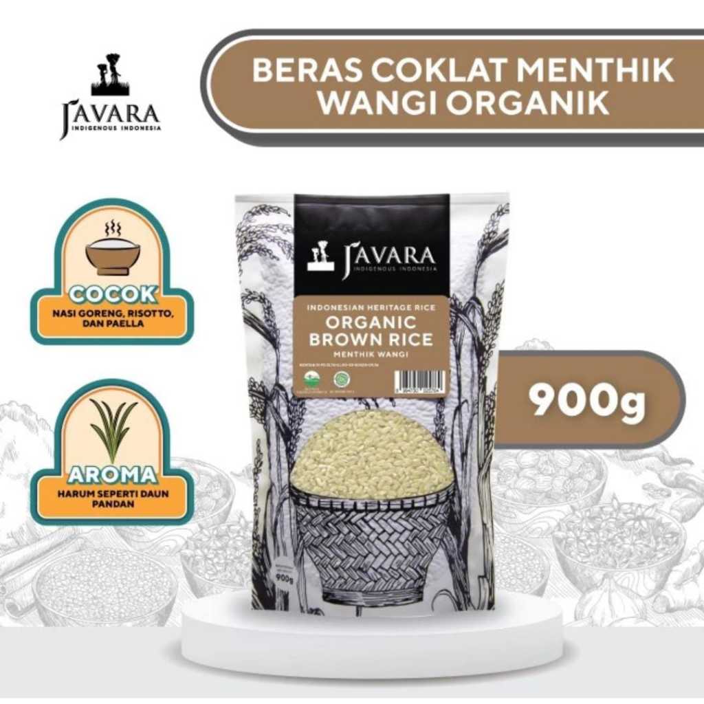 

Javara - Beras Coklat Organik (Pouch) - 900 gr