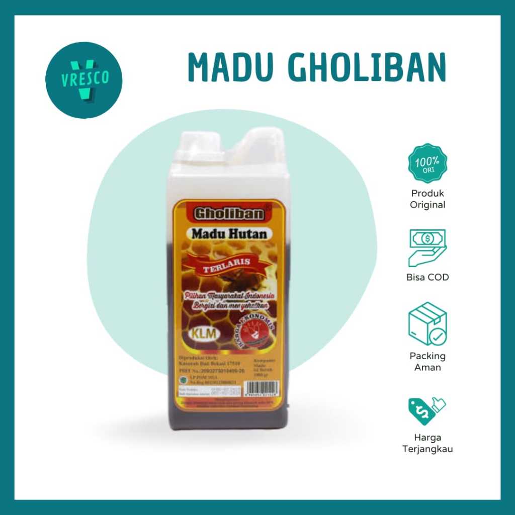 

MADU GHOLIBAN MADU HUTAN ASLI ORIGINAL KEMASAN 1kg