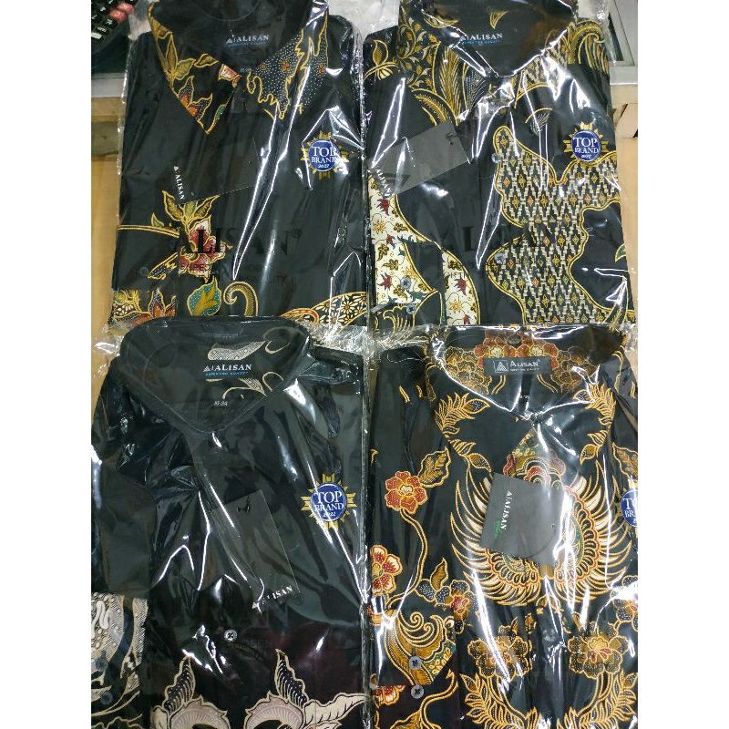 Alisan batik lengan panjang SLIMFIT size 14.5 - 16