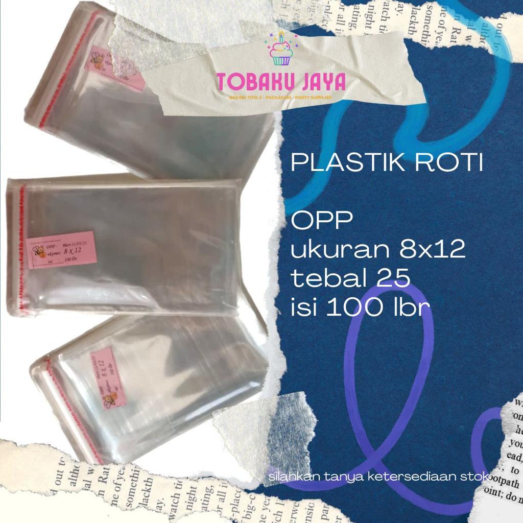 PLASTIK OPP 8x12/12x12 LEM TEBAL 25 MICRON