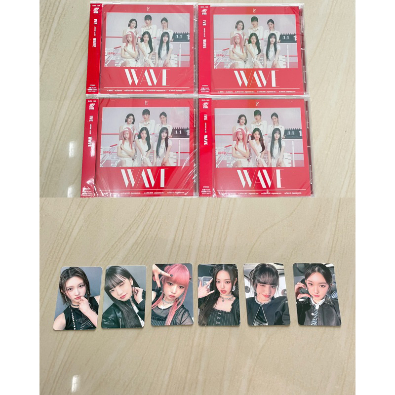 IVE - 1st EP Japan Album [WAVE] BENEFIT PC PHOTOCARD POB SOUNDWAVE YUJIN GAEUL REI WONYOUNG LIZ LEES